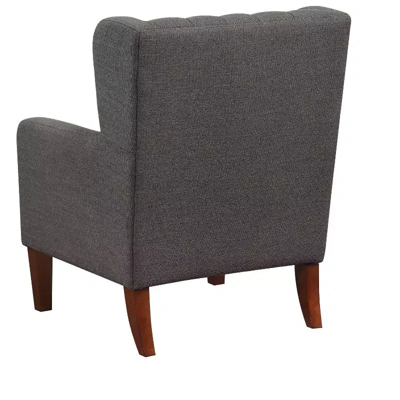 Fauteuil d'appoint dossier haut rembourré