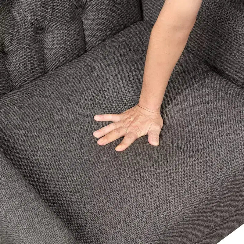 Fauteuil d'appoint dossier haut rembourré