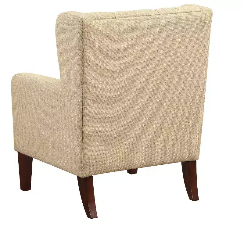Fauteuil d'appoint dossier haut rembourré