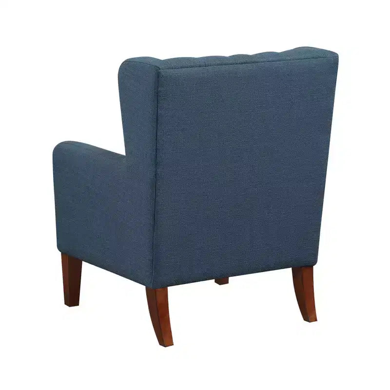 Fauteuil d'appoint dossier haut rembourré