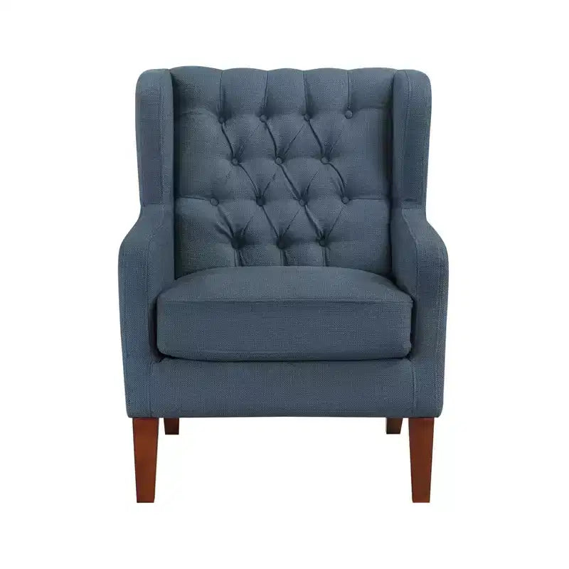 Fauteuil d'appoint dossier haut rembourré