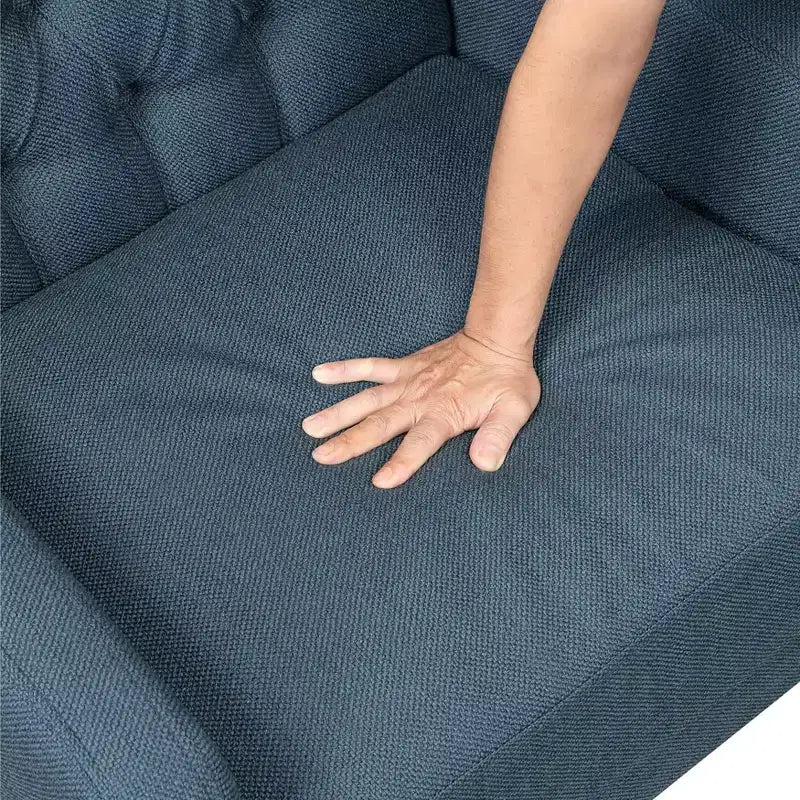 Fauteuil d'appoint dossier haut rembourré