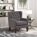 Fauteuil d'appoint dossier haut rembourré