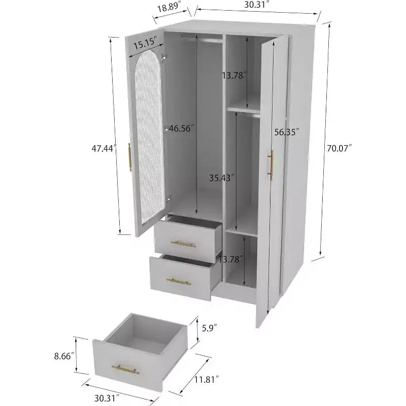Meuble de rangement moderne sur pied