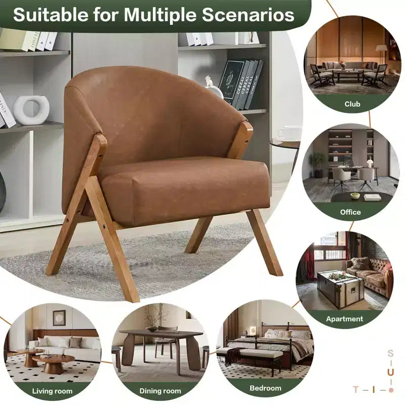 Fauteuil d'appoint Mid-century modern