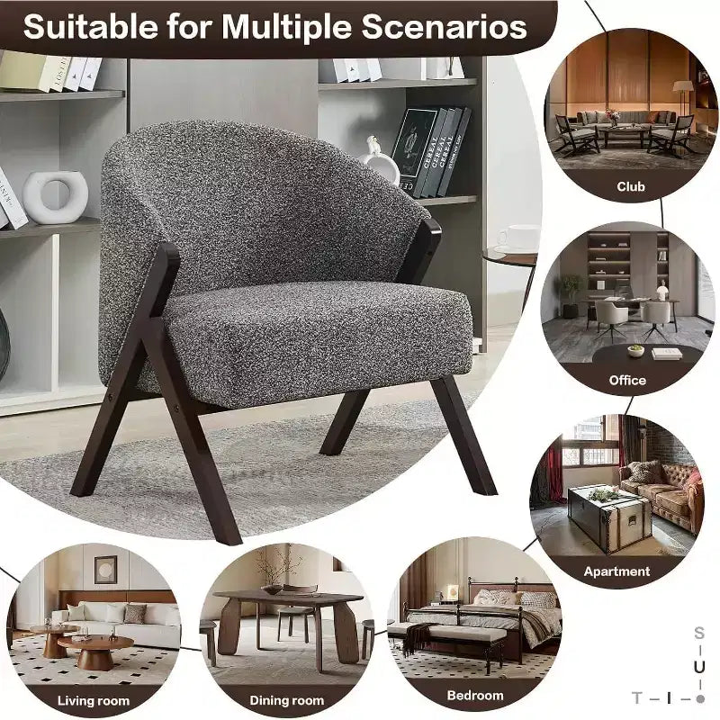 Fauteuil d'appoint Mid-century modern