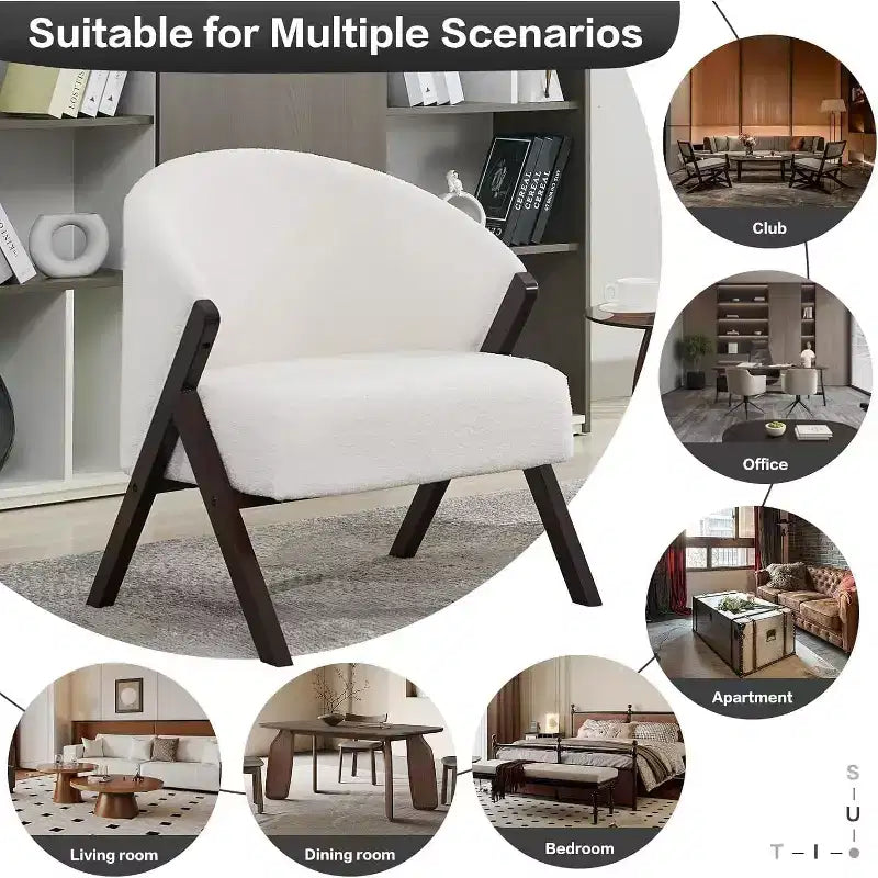 Fauteuil d'appoint Mid-century modern