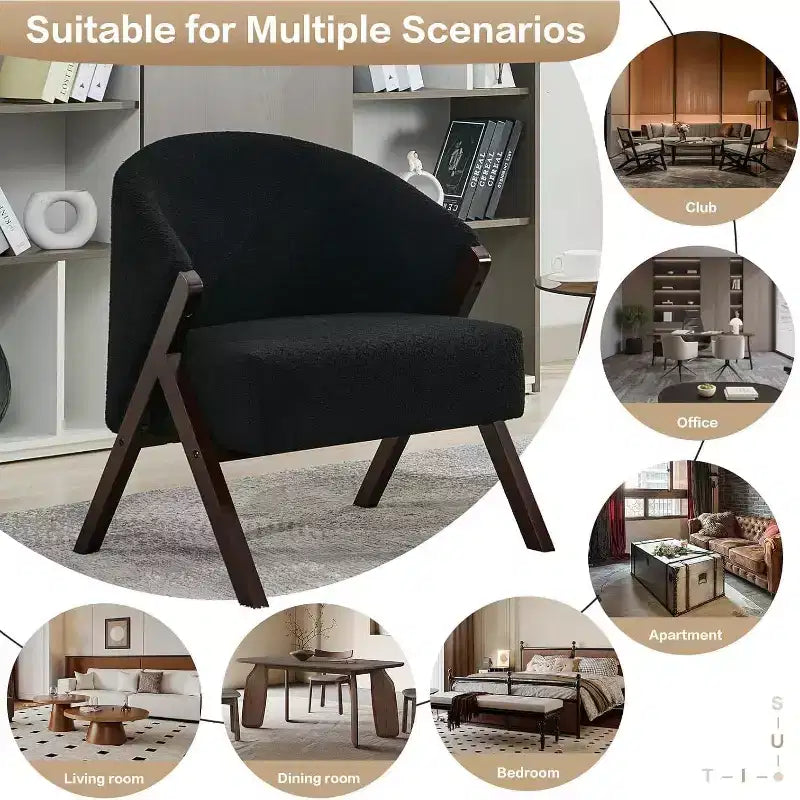 Fauteuil d'appoint Mid-century modern