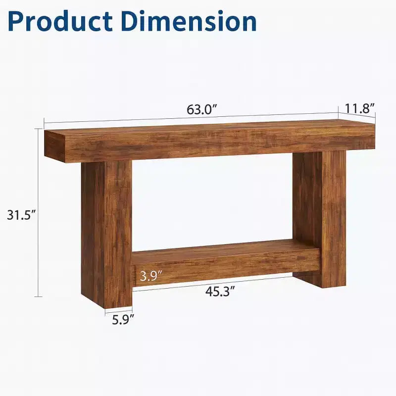 Console rustique en bois Wood Farmhouse
