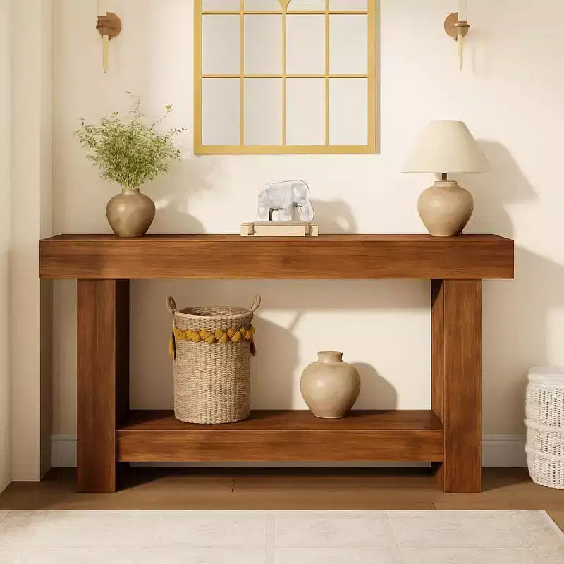 Console rustique en bois Wood Farmhouse