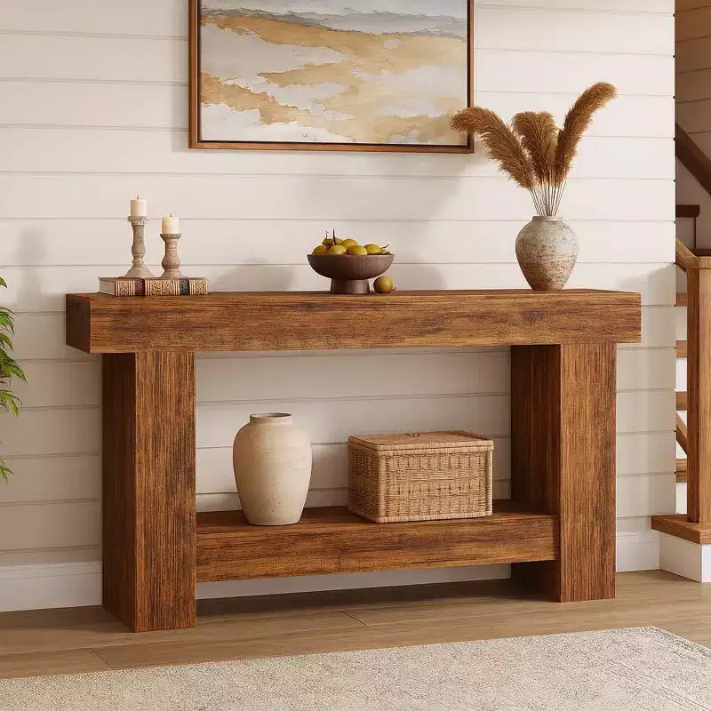 Console rustique en bois Wood Farmhouse