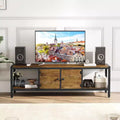 Meuble TV avec Rangement Marron Rustique