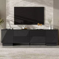Storage TV Stand for TVs up to 75 TV Console Media Console Minimalist TV Cabinet Media Entertainment Center with 4 Drawers - ModernLuxe