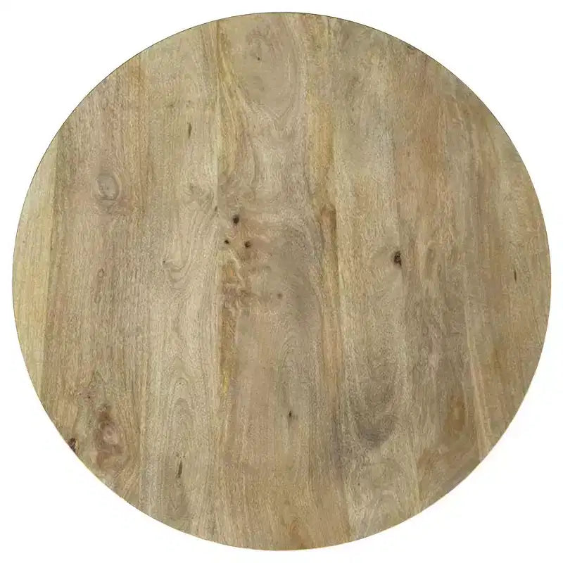Table basse ronde en bois massif