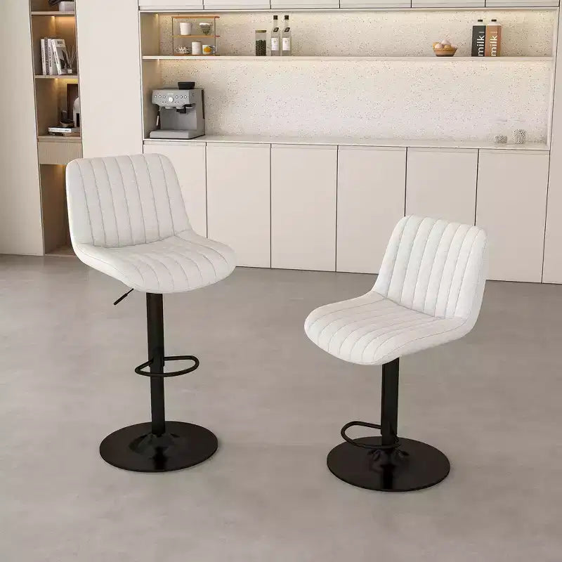 Tabouret de bar moderne à hauteur de comptoir pivotant