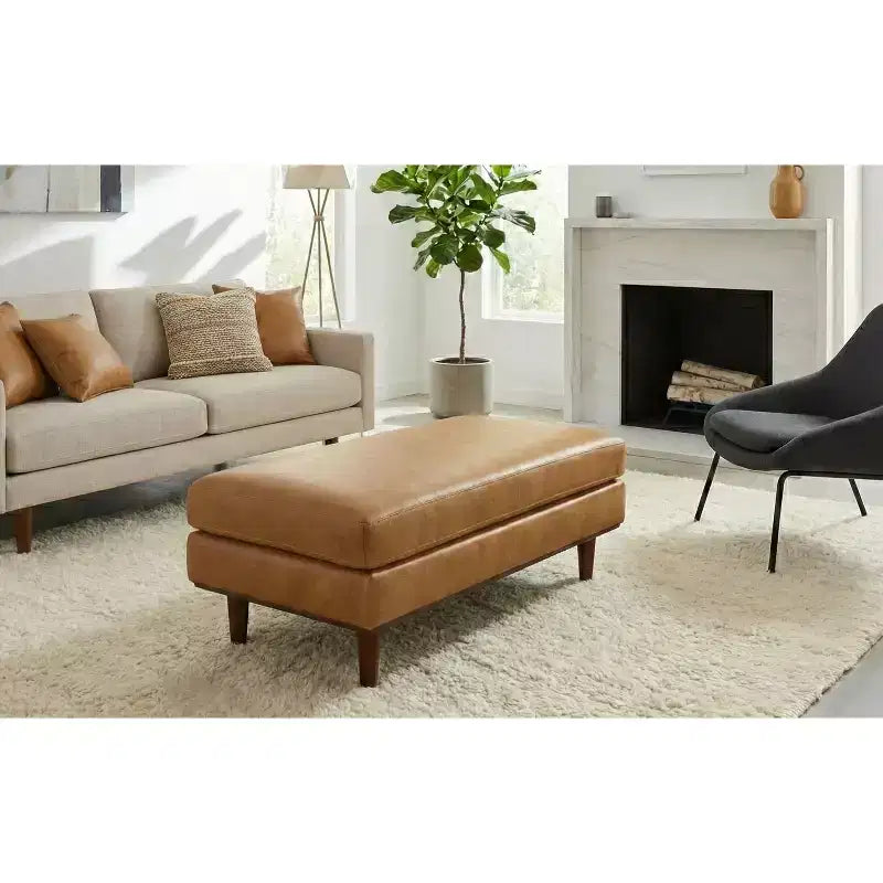 Grand pouf rectangulaire