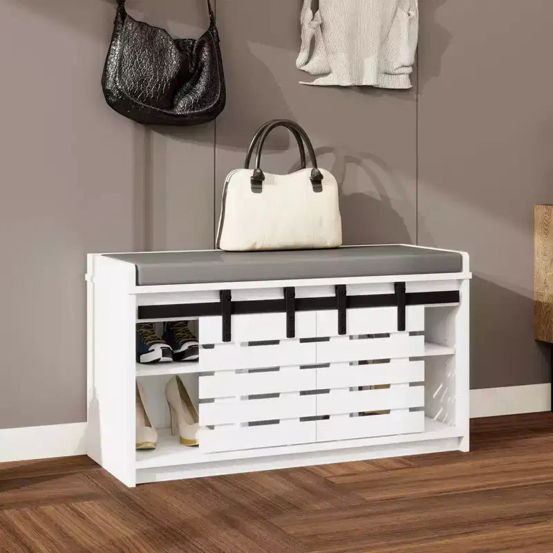 Banc à chaussures pour l'entrée