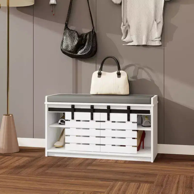 Banc à chaussures pour l'entrée