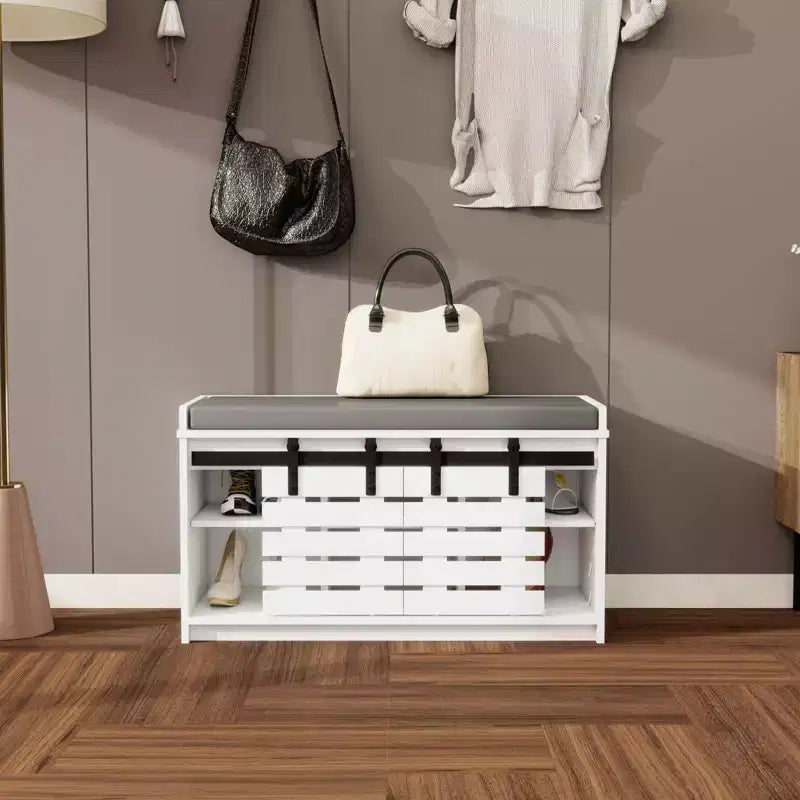 Banc à chaussures pour l'entrée