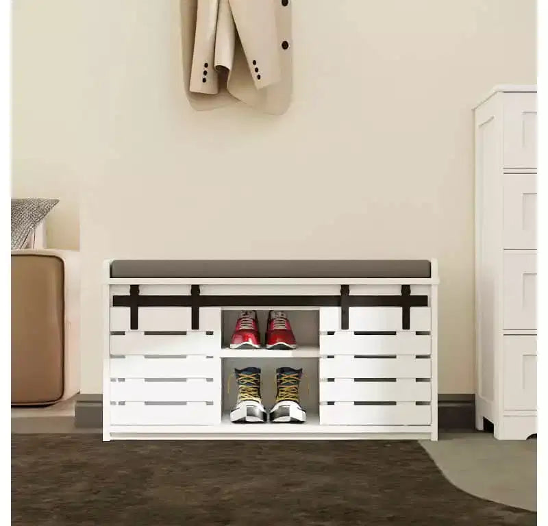 Banc à chaussures pour l'entrée