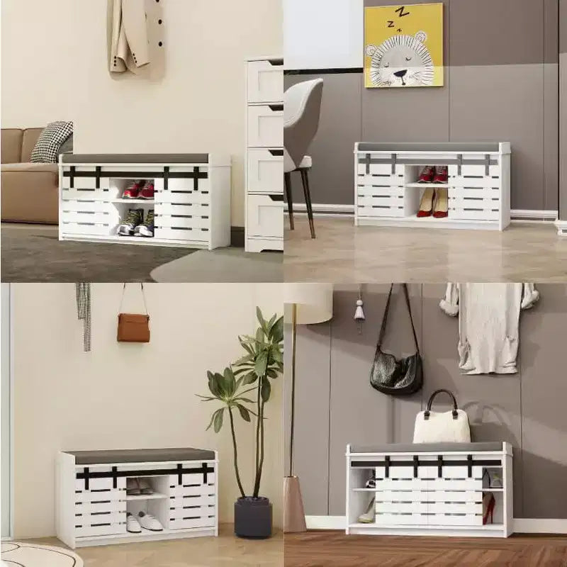 Banc à chaussures pour l'entrée
