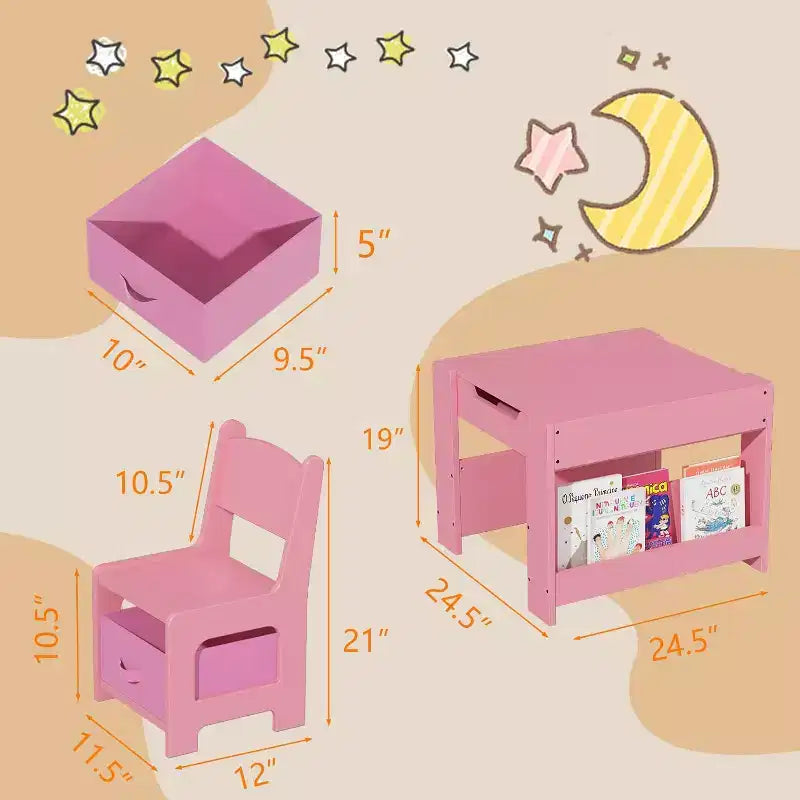Table et chaise pour enfants
