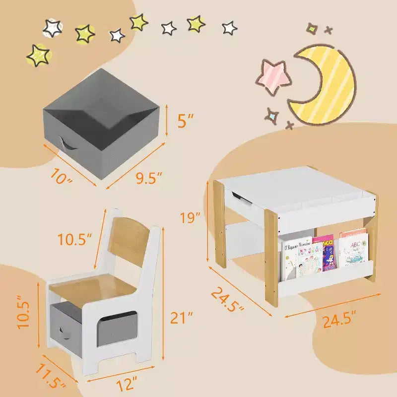 Table et chaise pour enfants