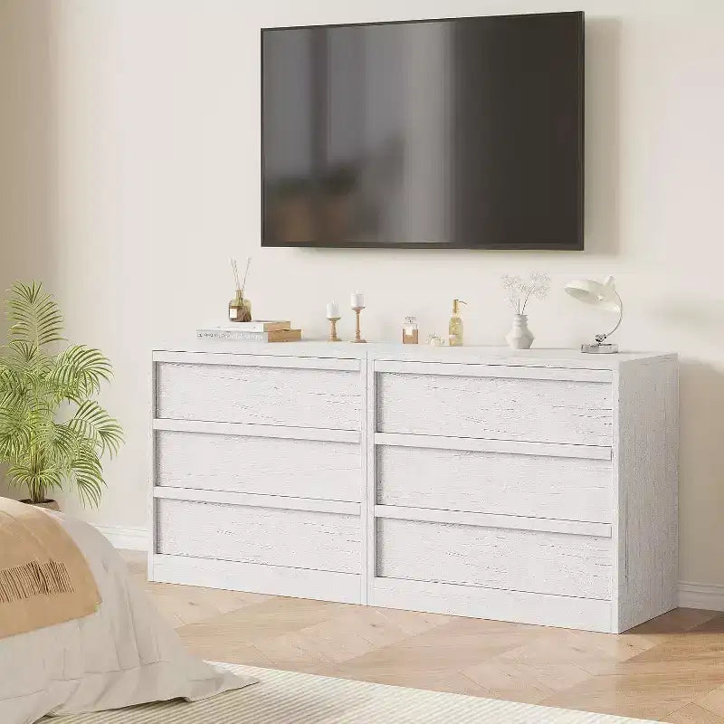 Commode de chevet en chêne naturel