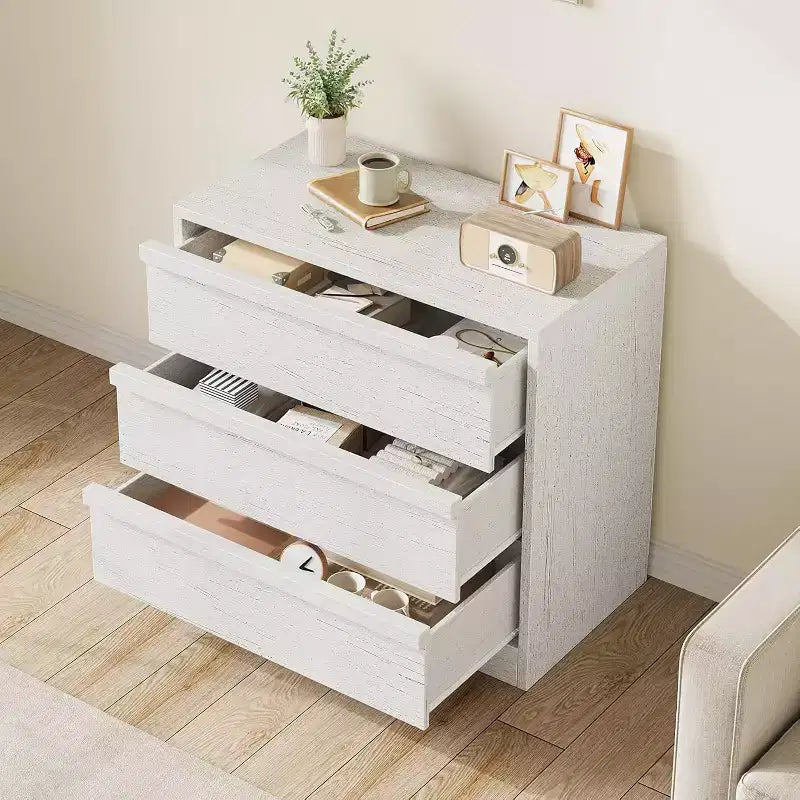 Commode de chevet en chêne naturel