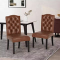 Chaises de salle à manger capitonnées