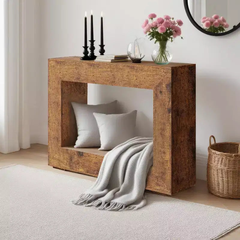 Console de style ferme moderne