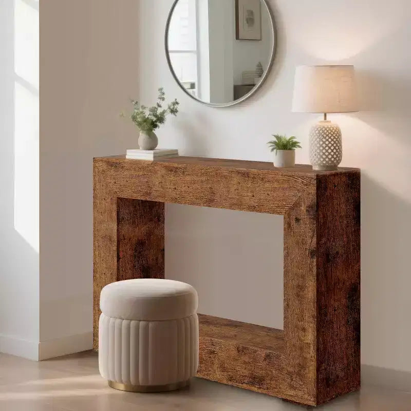 Console de style ferme moderne