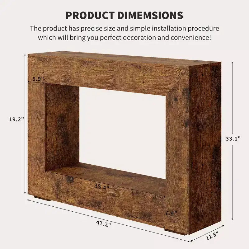 Console de style ferme moderne