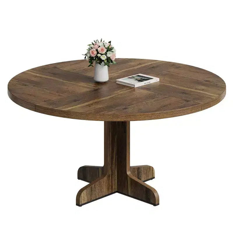 Table à manger de ferme ronde