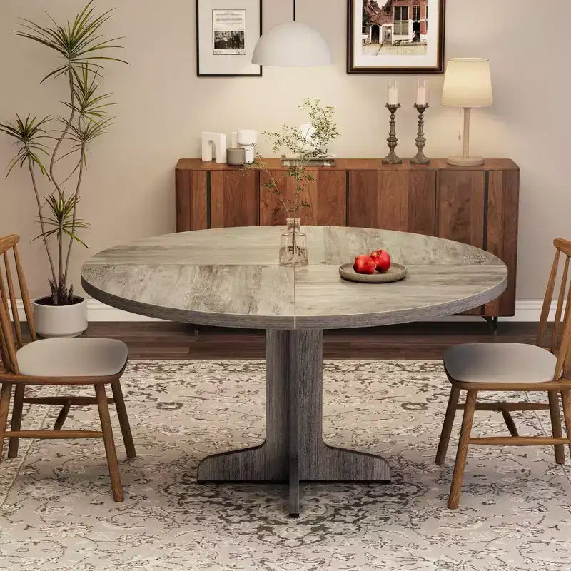 Table à manger de ferme ronde