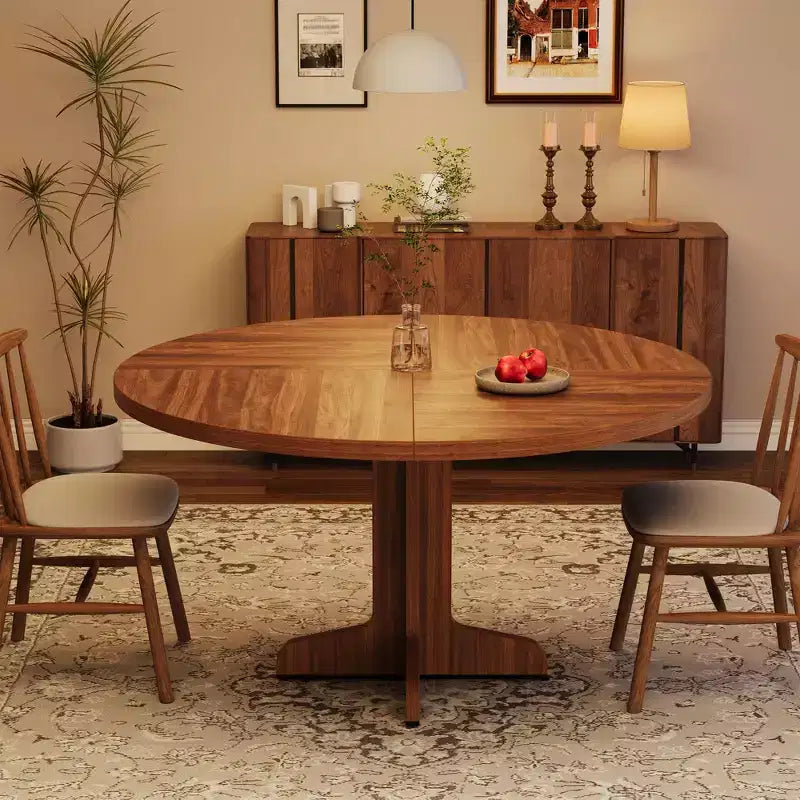 Table à manger de ferme ronde