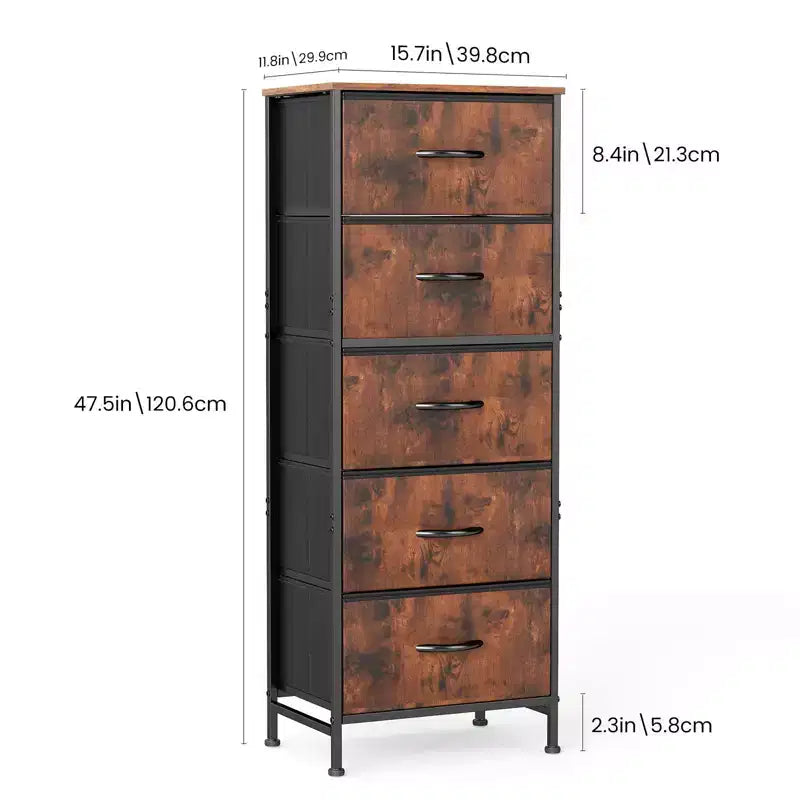 Commode de rangement en tissu Cozy Drawer