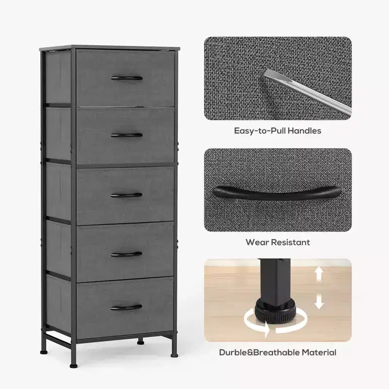 Commode de rangement en tissu Cozy Drawer