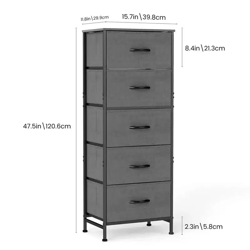 Commode de rangement en tissu Cozy Drawer