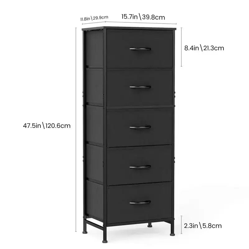 Commode de rangement en tissu Cozy Drawer