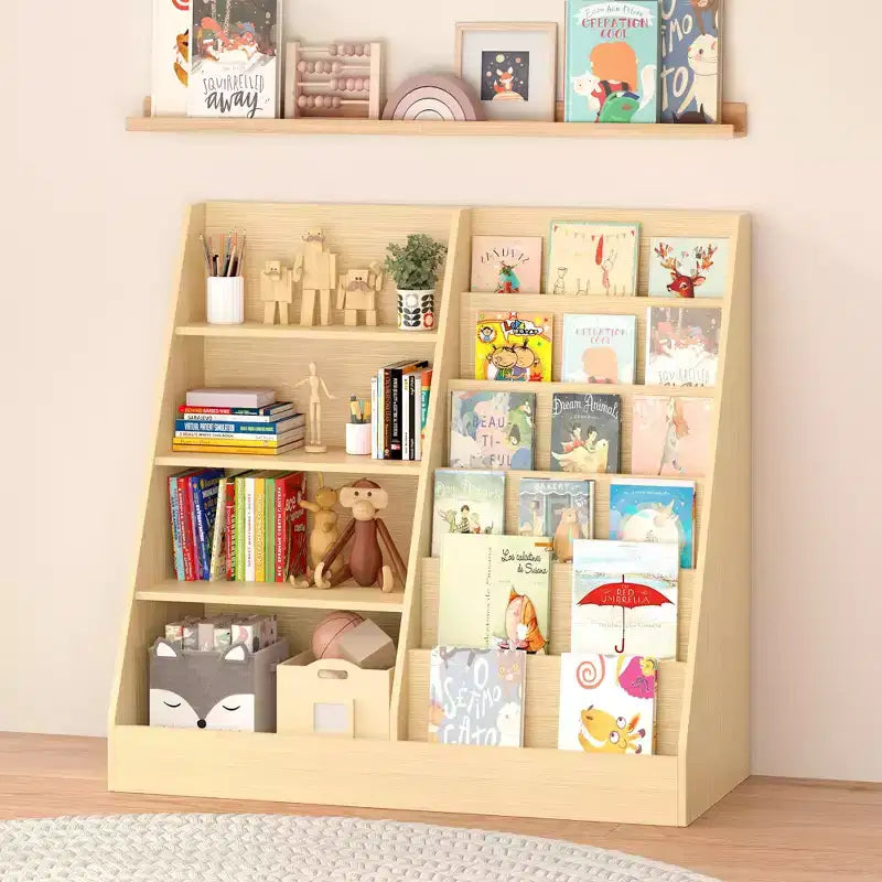 Étagère à livres pour enfants en bois