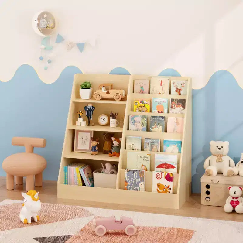 Étagère à livres pour enfants en bois