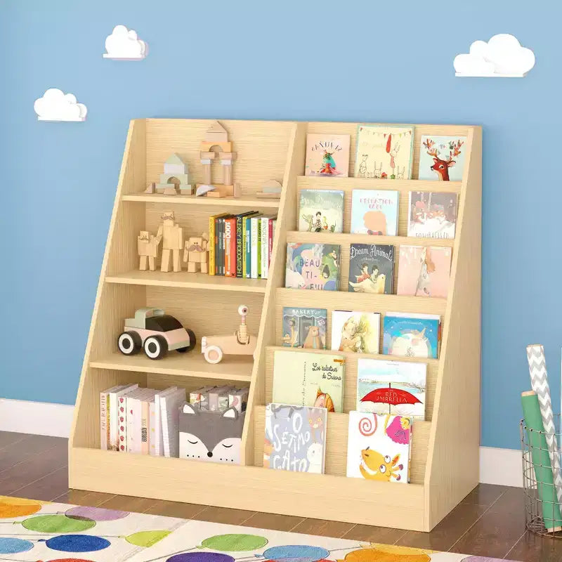 Étagère à livres pour enfants en bois