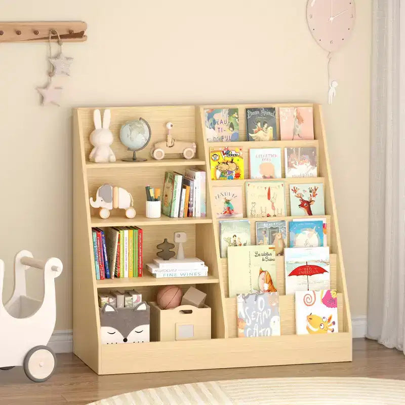 Étagère à livres pour enfants en bois