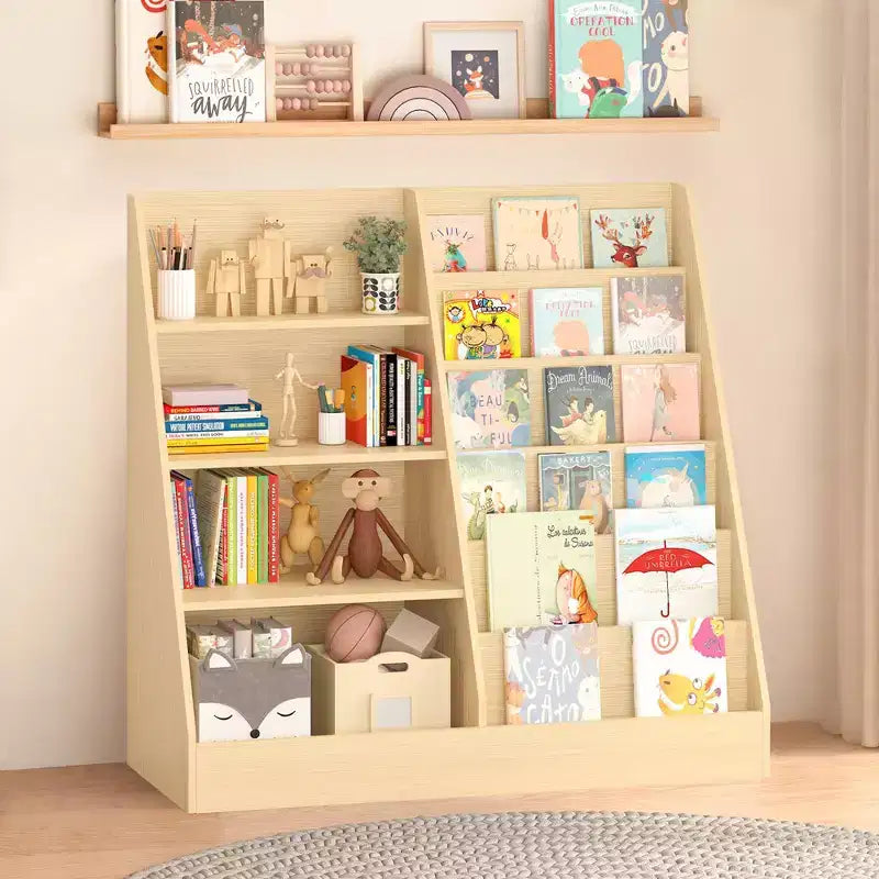 Étagère à livres pour enfants en bois