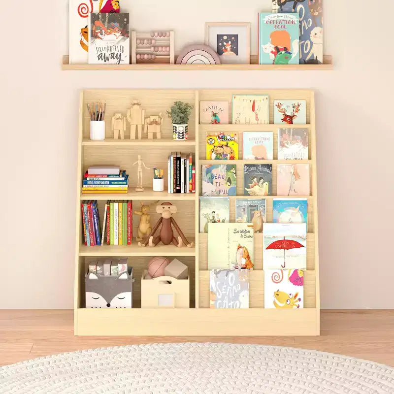 Étagère à livres pour enfants en bois