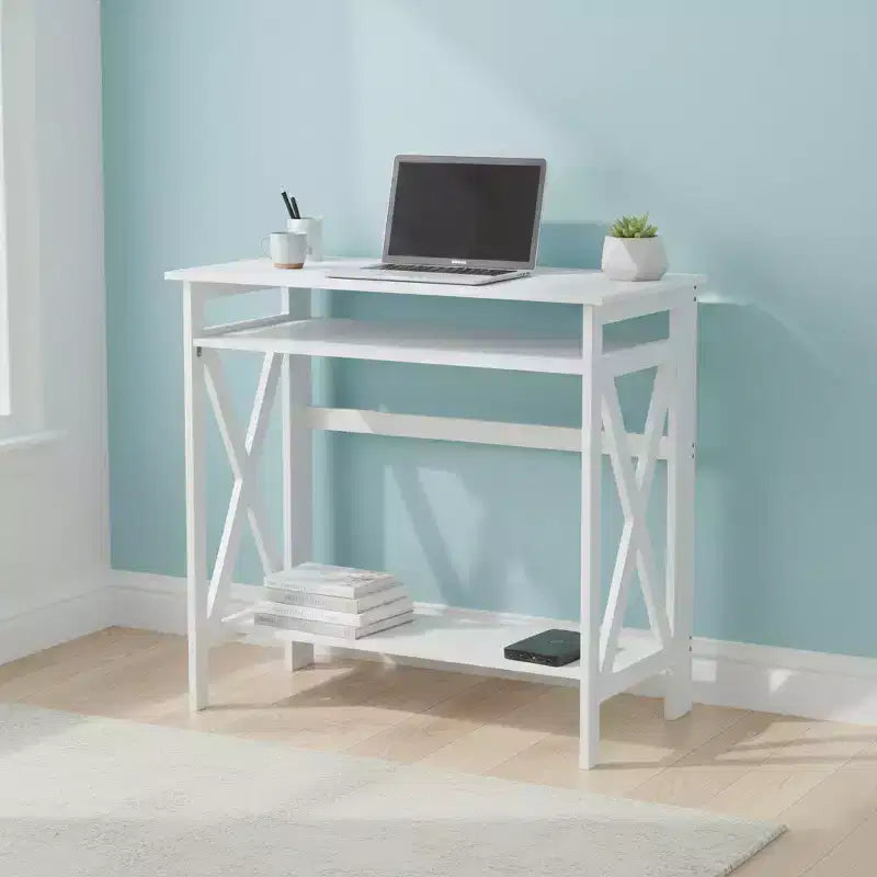 Bureau pliable croisé