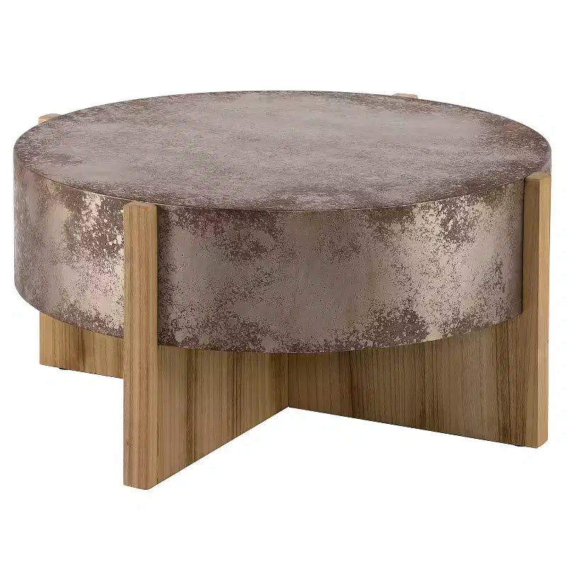 Table basse rustique ronde