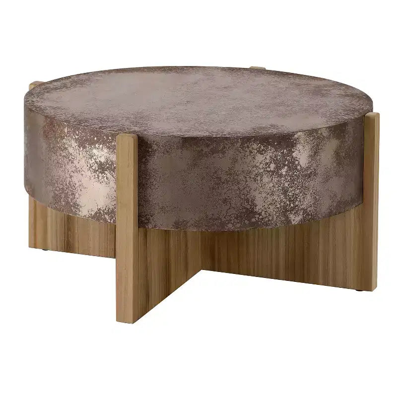 Table basse rustique ronde