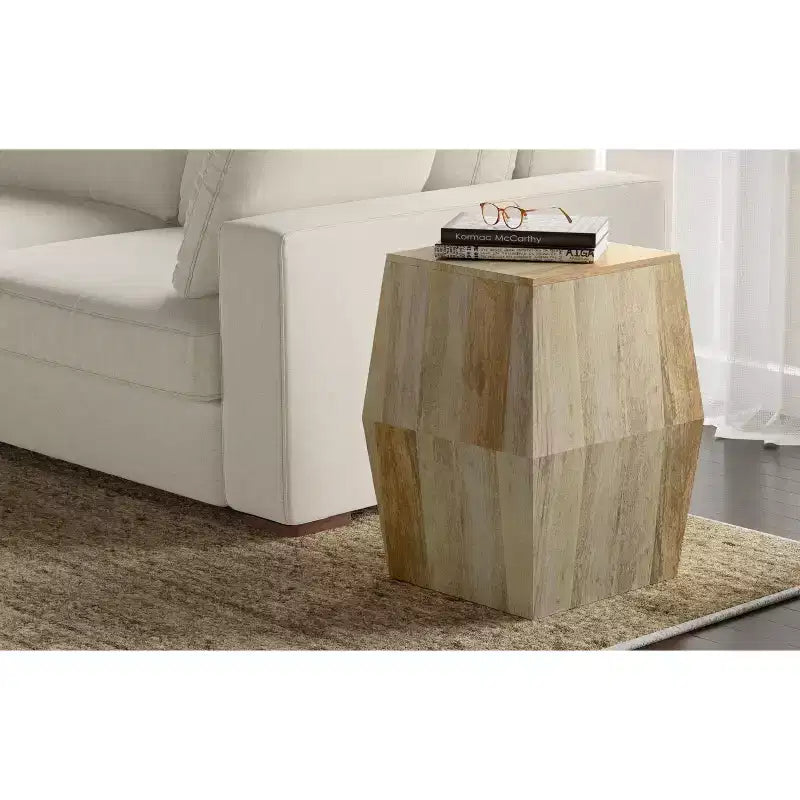 Table d'appoint en bois de manguier massif